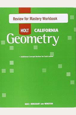 holt california geometry review mastery workbook answers Reader